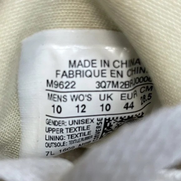 Converse Chuck Taylor All Stars Navy Blue Men’s 10 High Top Denim - Picture 5 of 5